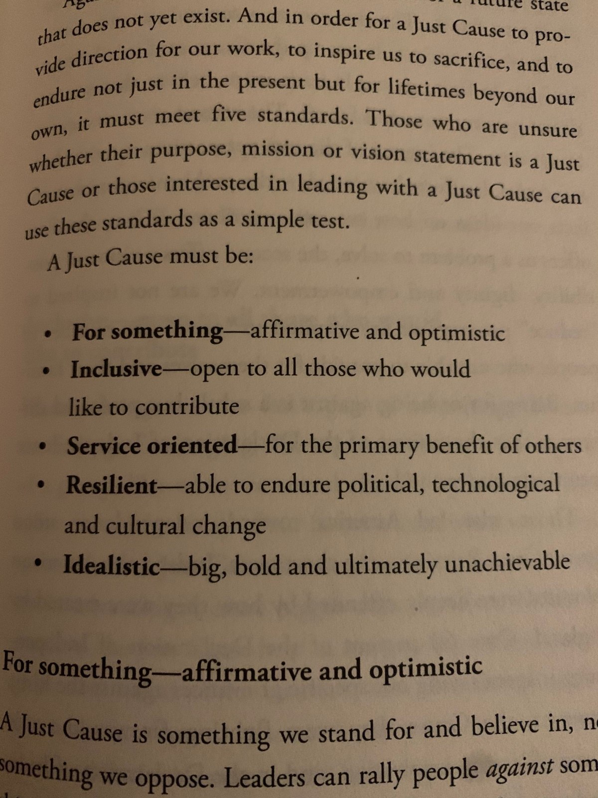 A Just Cause in the&nbsp;making?